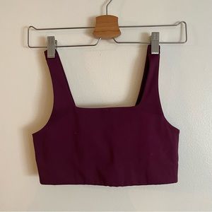 Girlfriend Collective Plum Tommy Bra, Size S